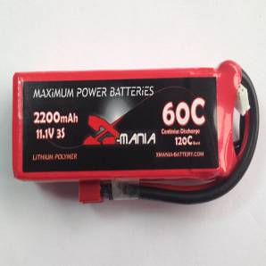 Xmania 11.1V 2200mAh 60C Lipo Battery Pack